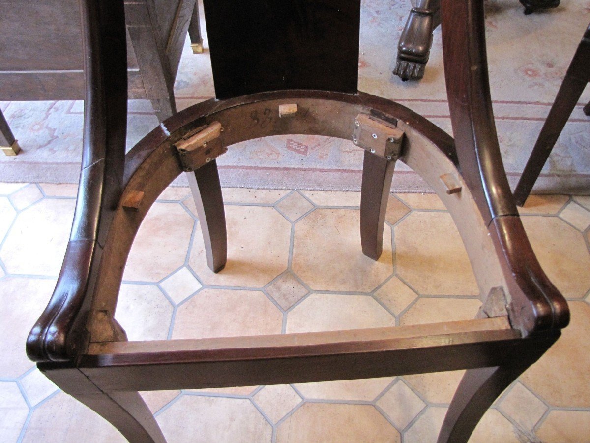 Mahogany Gondola Chairs-photo-2