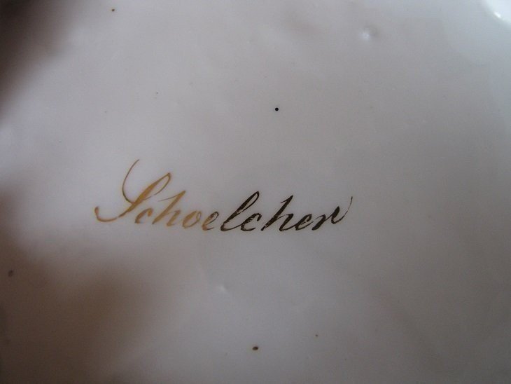 Paire de pots pourris en porcelaine-photo-2