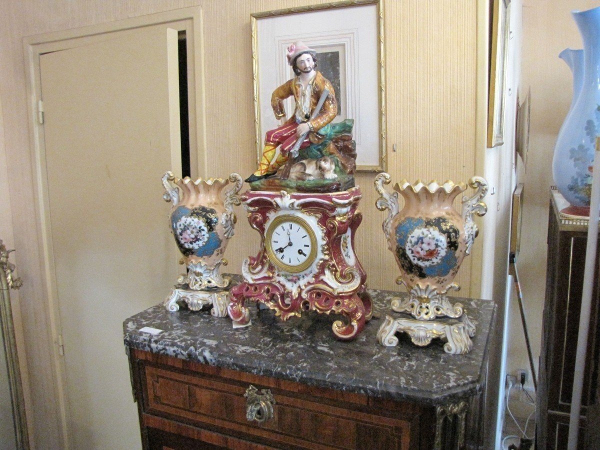 Pendule en porcelaine