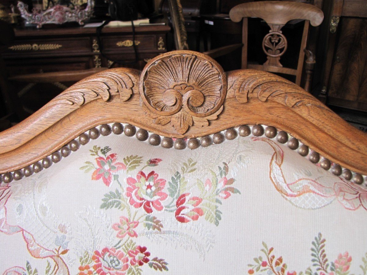 Paire de fauteuils Louis XV-photo-2