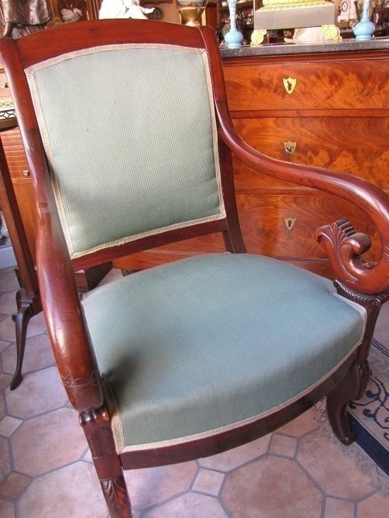 Mahogany Armchairs-photo-3