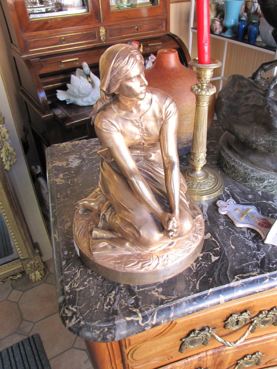 Joan Of Arc In Bronze-photo-3