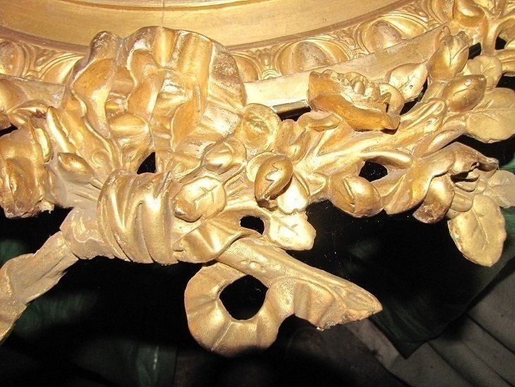 Louis XVI Oval Mirror-photo-4