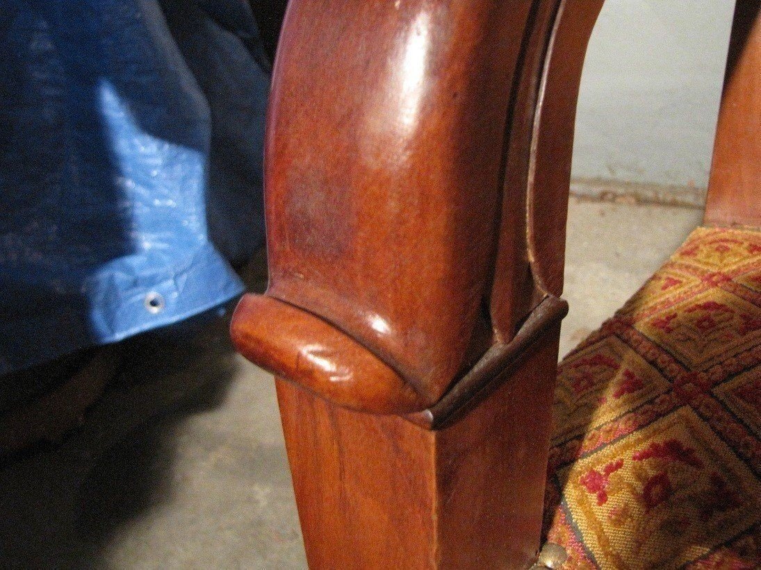 Paire de fauteuils Restauration-photo-3
