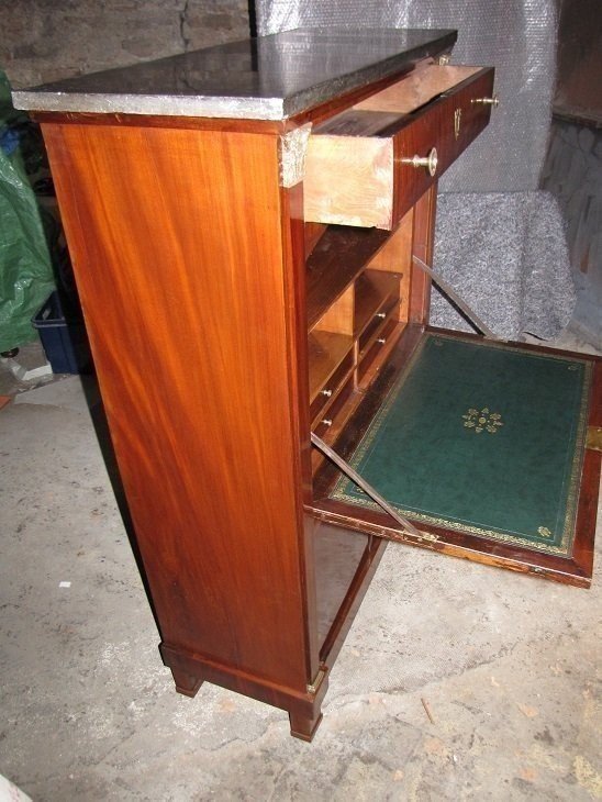Empire Secretary With Flat Columns-photo-2