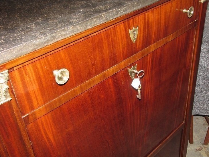 Empire Secretary With Flat Columns-photo-1