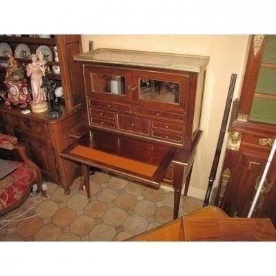 Petit bureau en acajou-photo-2