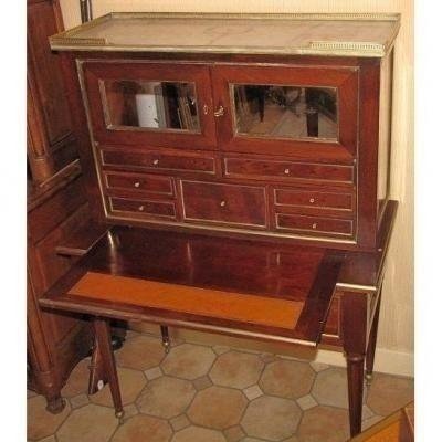Petit bureau en acajou-photo-4