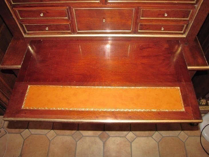 Petit bureau en acajou-photo-3