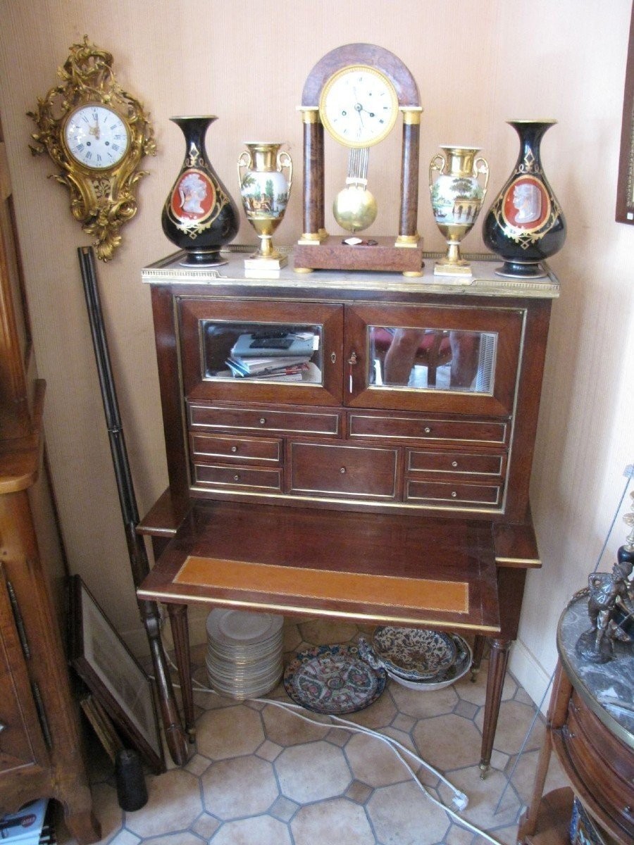 Petit bureau en acajou