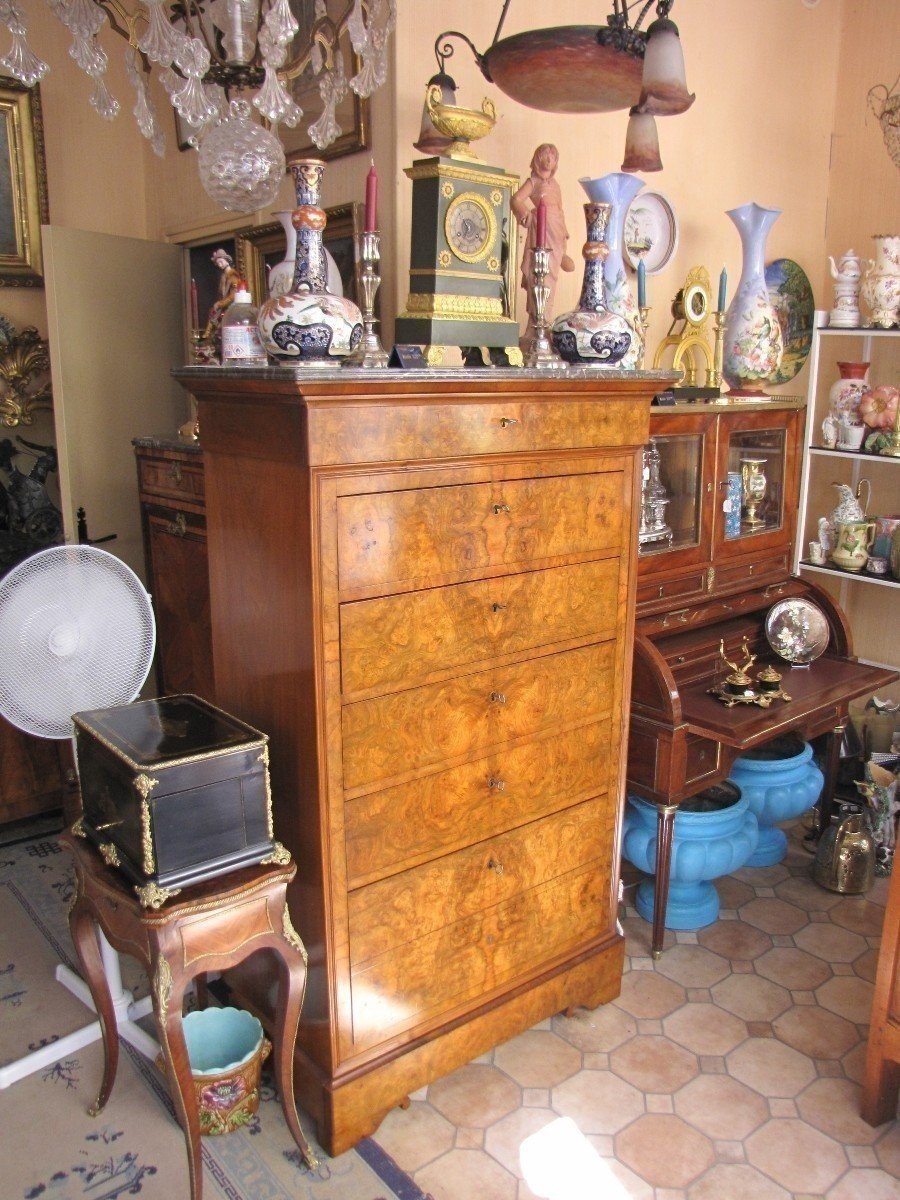 Semainier en loupe de frêne-photo-2