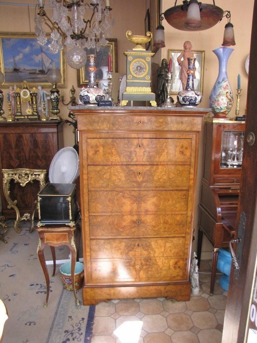 Semainier en loupe de frêne-photo-4