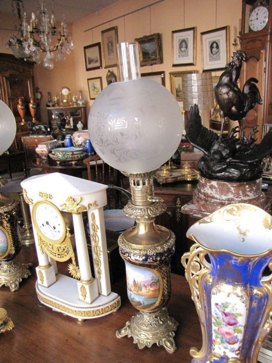 Paire de lampes à pétrole-photo-3