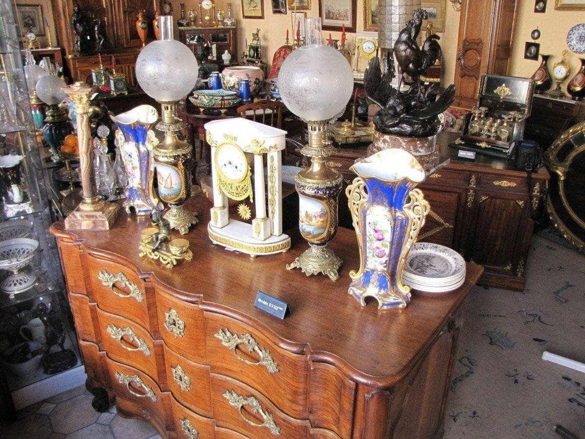 Paire de lampes à pétrole-photo-7