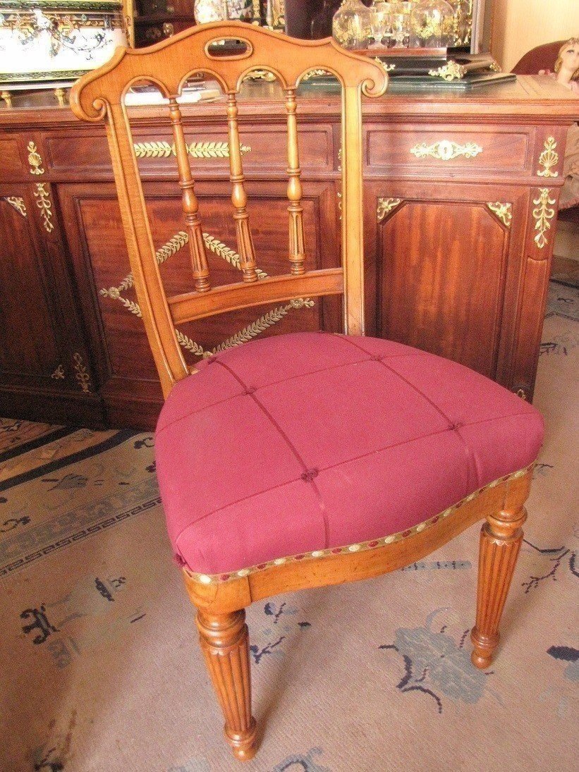 6 Napoleon III Chairs-photo-4