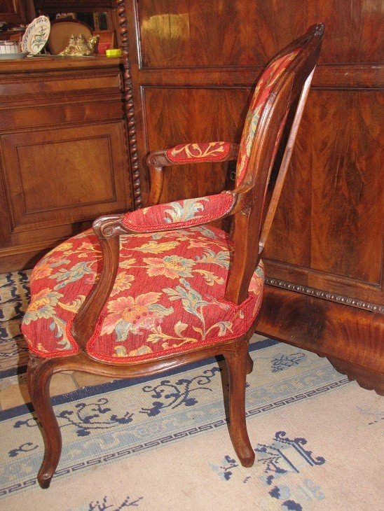Fauteuil d'époque  Louis XV-photo-4