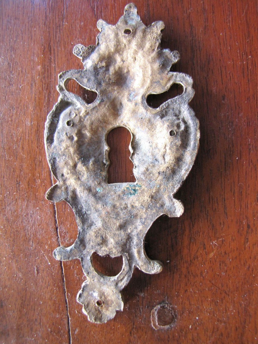 Jeu de poignées Louis XV  en bronze doré-photo-6