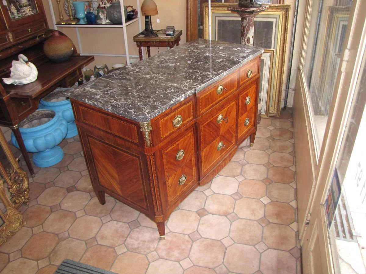 Louis XVI Chest Of Drawers-photo-2