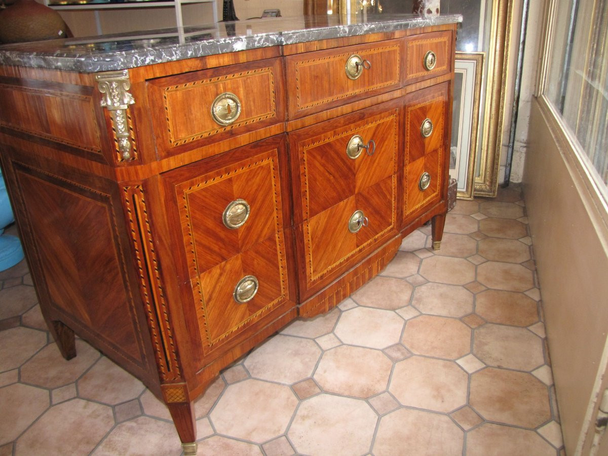 Louis XVI Chest Of Drawers-photo-3