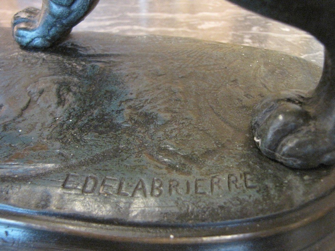 lion en bronze-photo-4