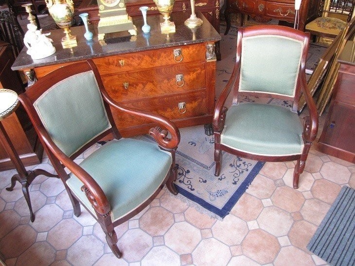 Armchairs With Crosiers
