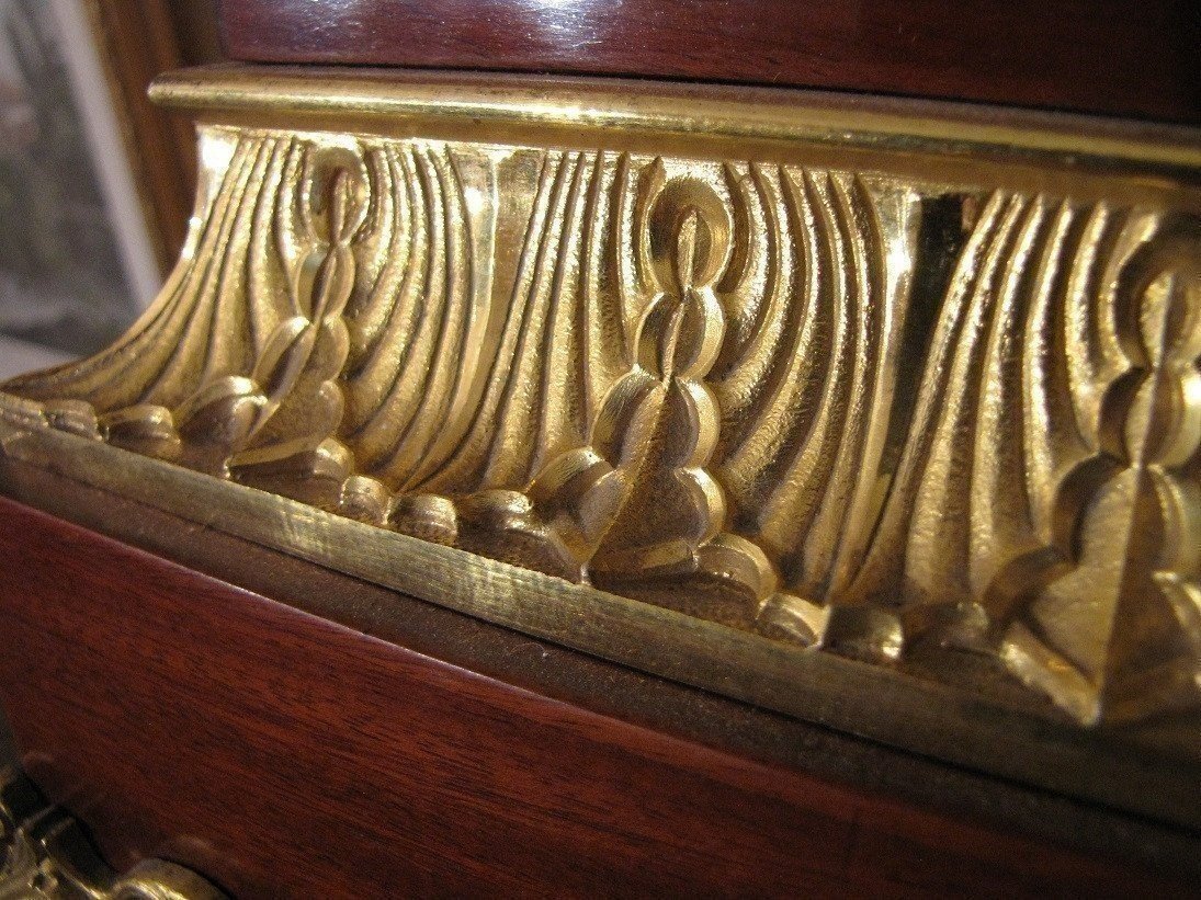 Importante pendule  ,époque Restauration-photo-6