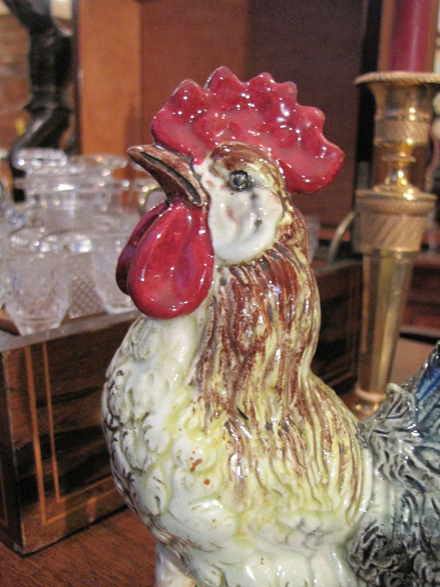 Small Earthenware Rooster-photo-4