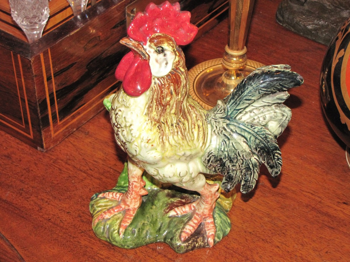 Small Earthenware Rooster