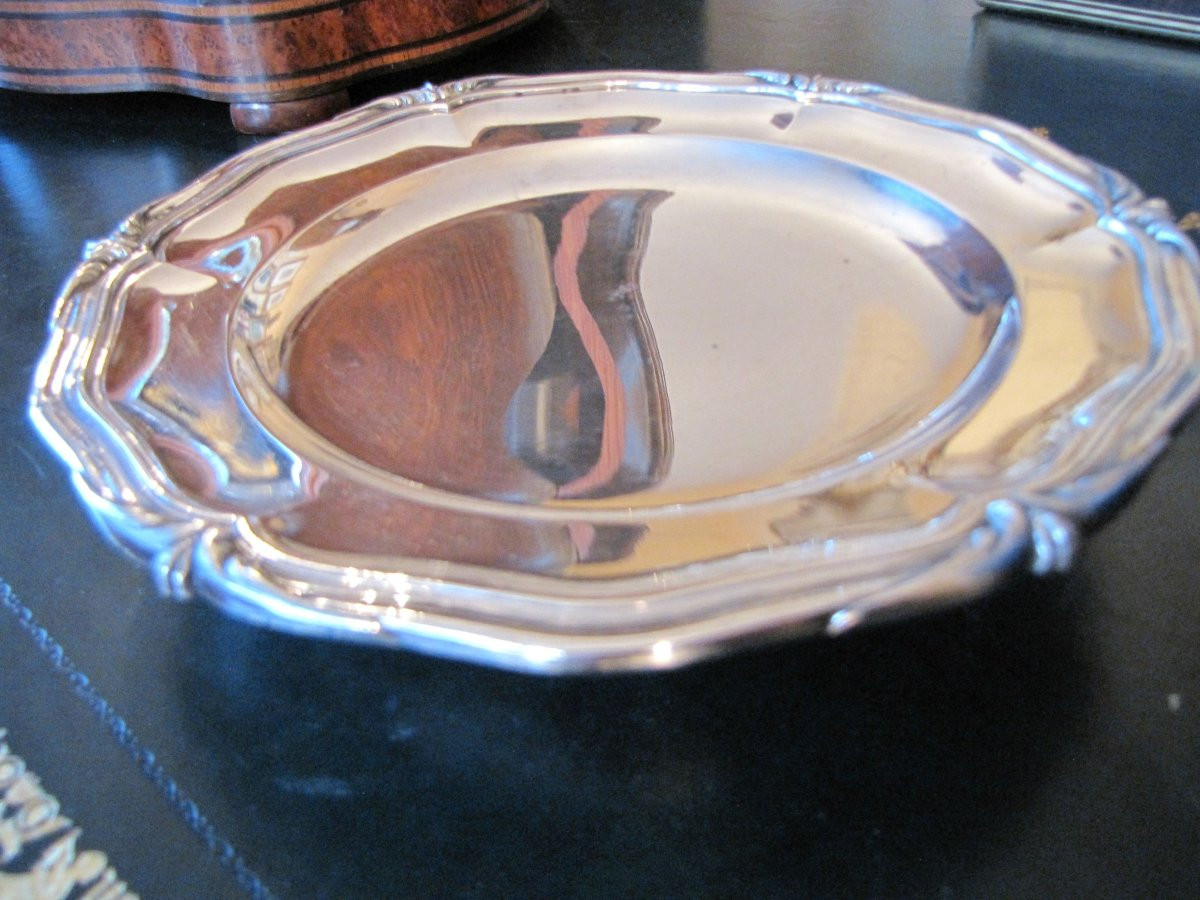 paire de plats en argent-photo-4