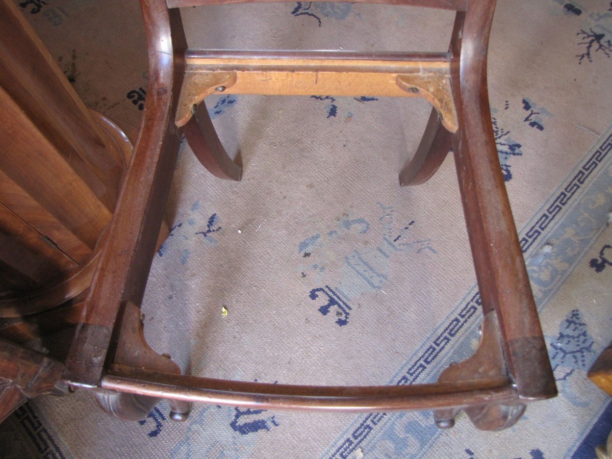 Set Of 6 Mahogany Chairs-photo-3