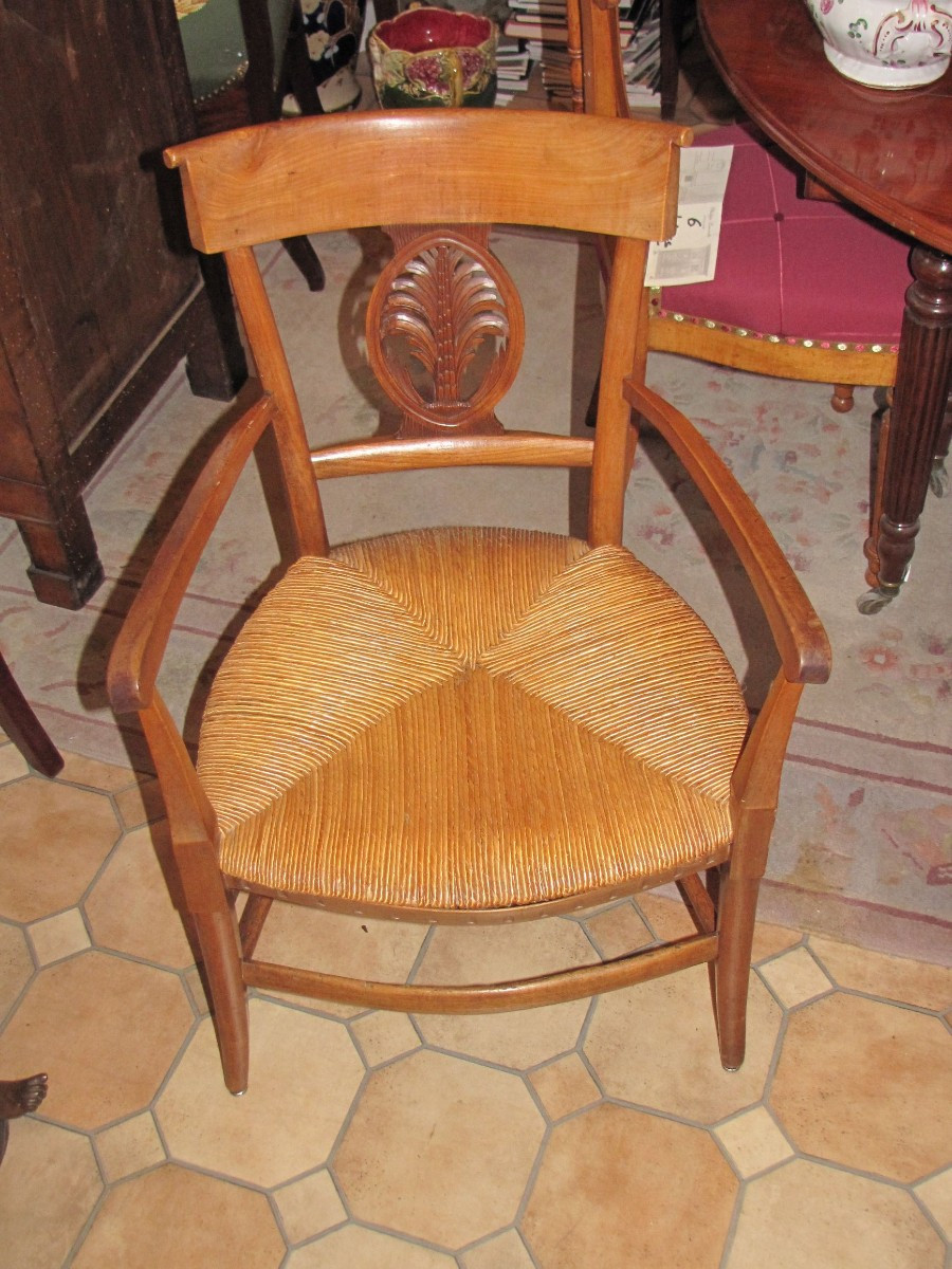 A Straw Armchair