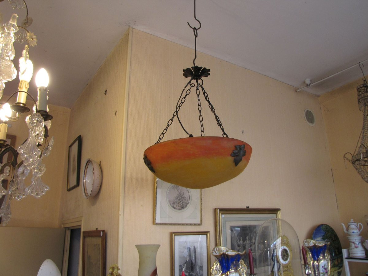 Lustre en pâte de verre-photo-2