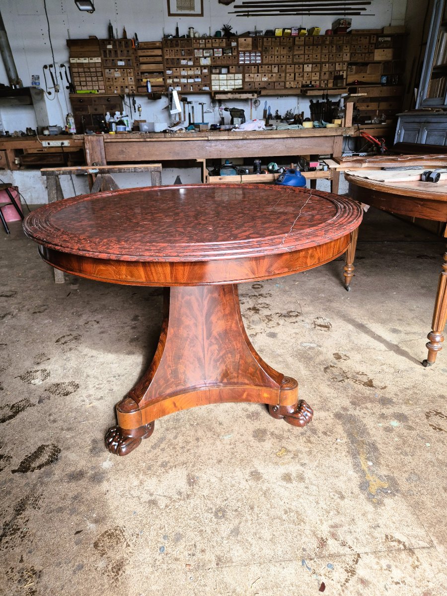 Empire Pedestal Table-photo-2