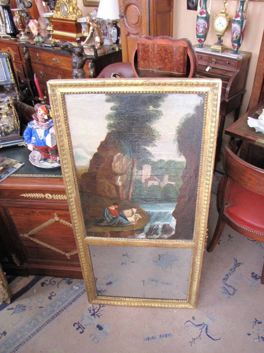 Small Louis XVI Trumeau-photo-4