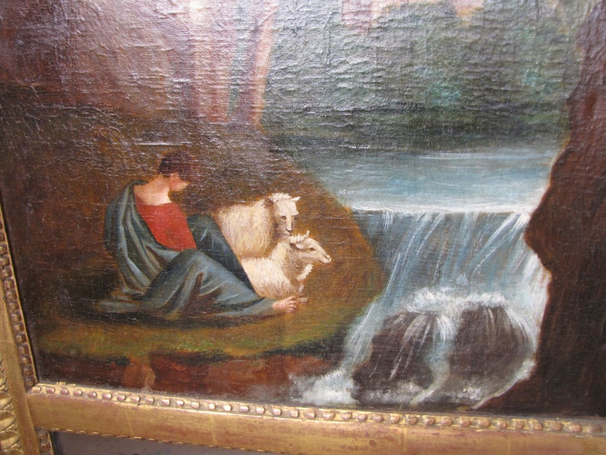 Small Louis XVI Trumeau-photo-5