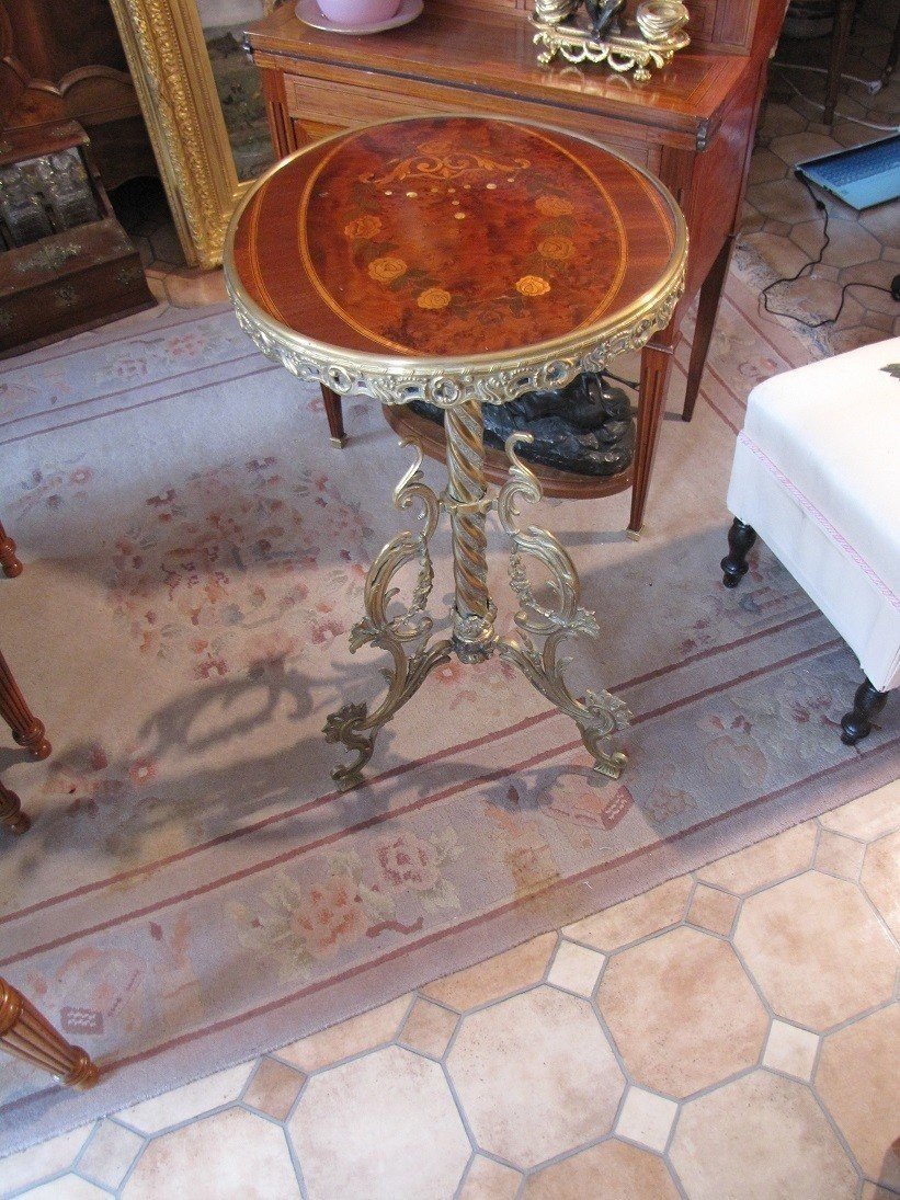 Gueridon art nouveau-photo-2