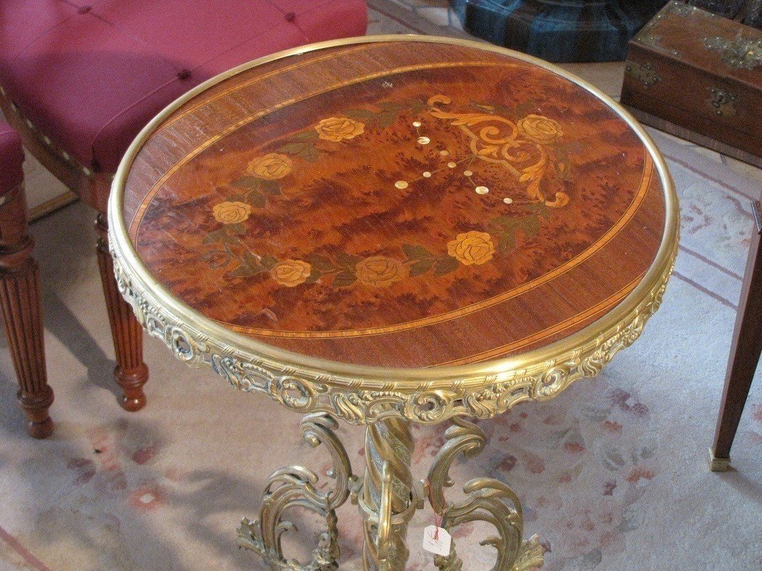 Gueridon art nouveau-photo-4