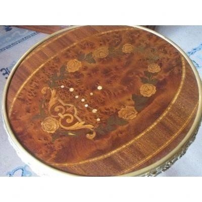 Gueridon art nouveau-photo-3