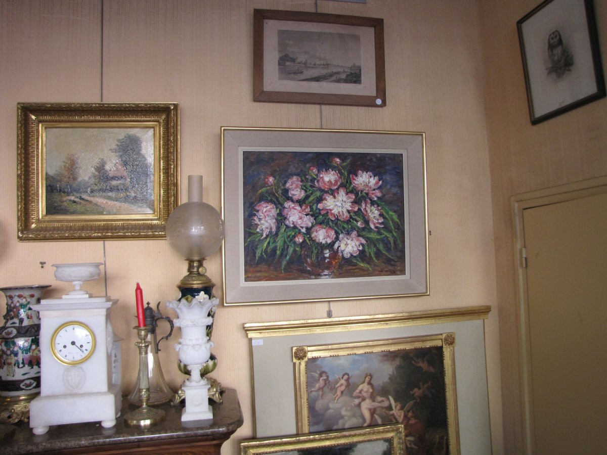 Tableau aux pivoines-photo-3