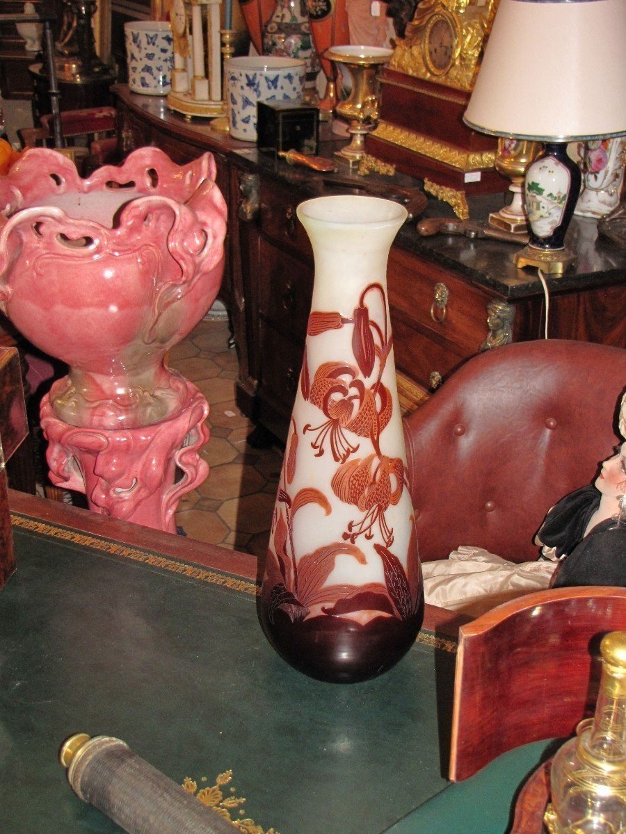 Large Galle Vase-photo-3