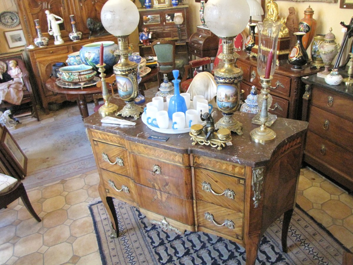 Louis XV-louis XVI Transition Chest Of Drawers-photo-1