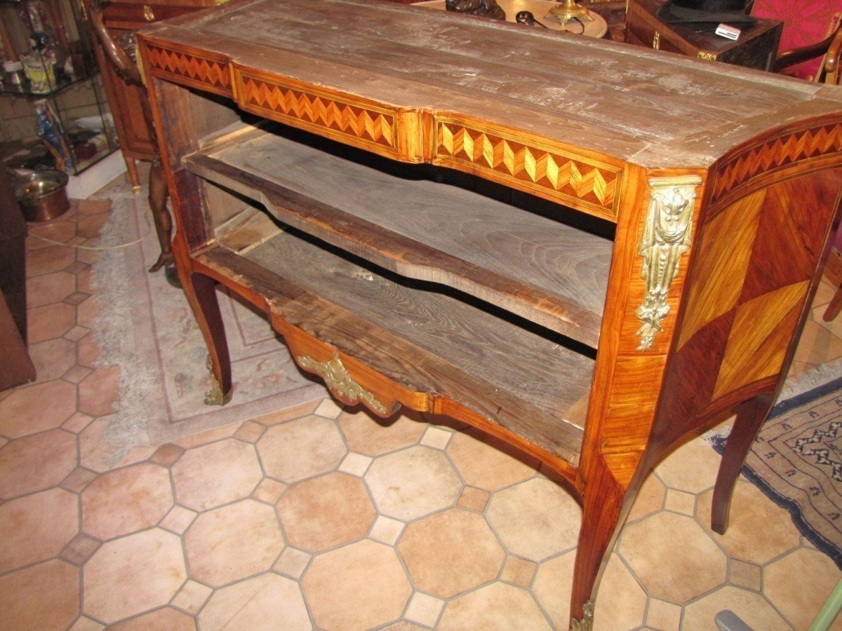 Louis XV-louis XVI Transition Chest Of Drawers-photo-6
