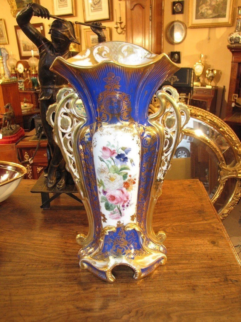 Paire de vases en Vieux Paris-photo-3