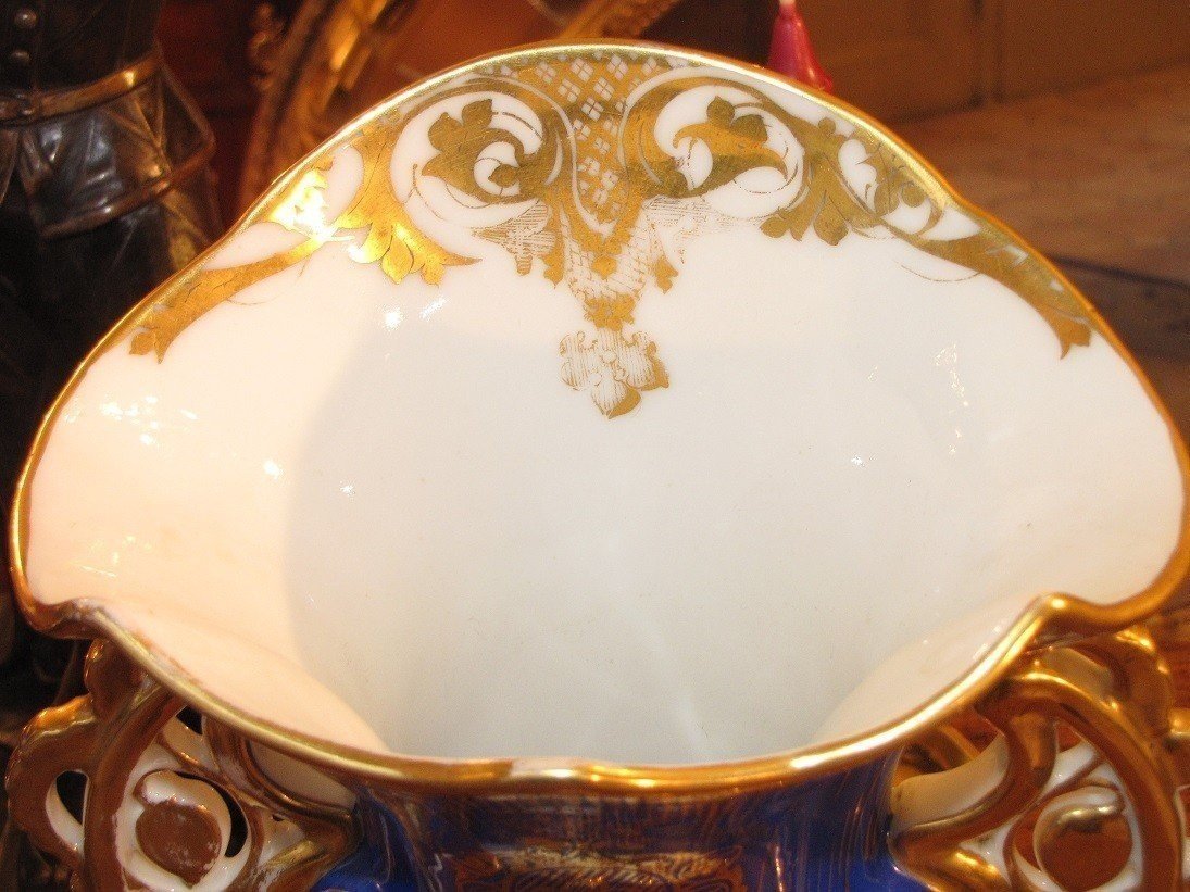 Paire de vases en Vieux Paris-photo-4