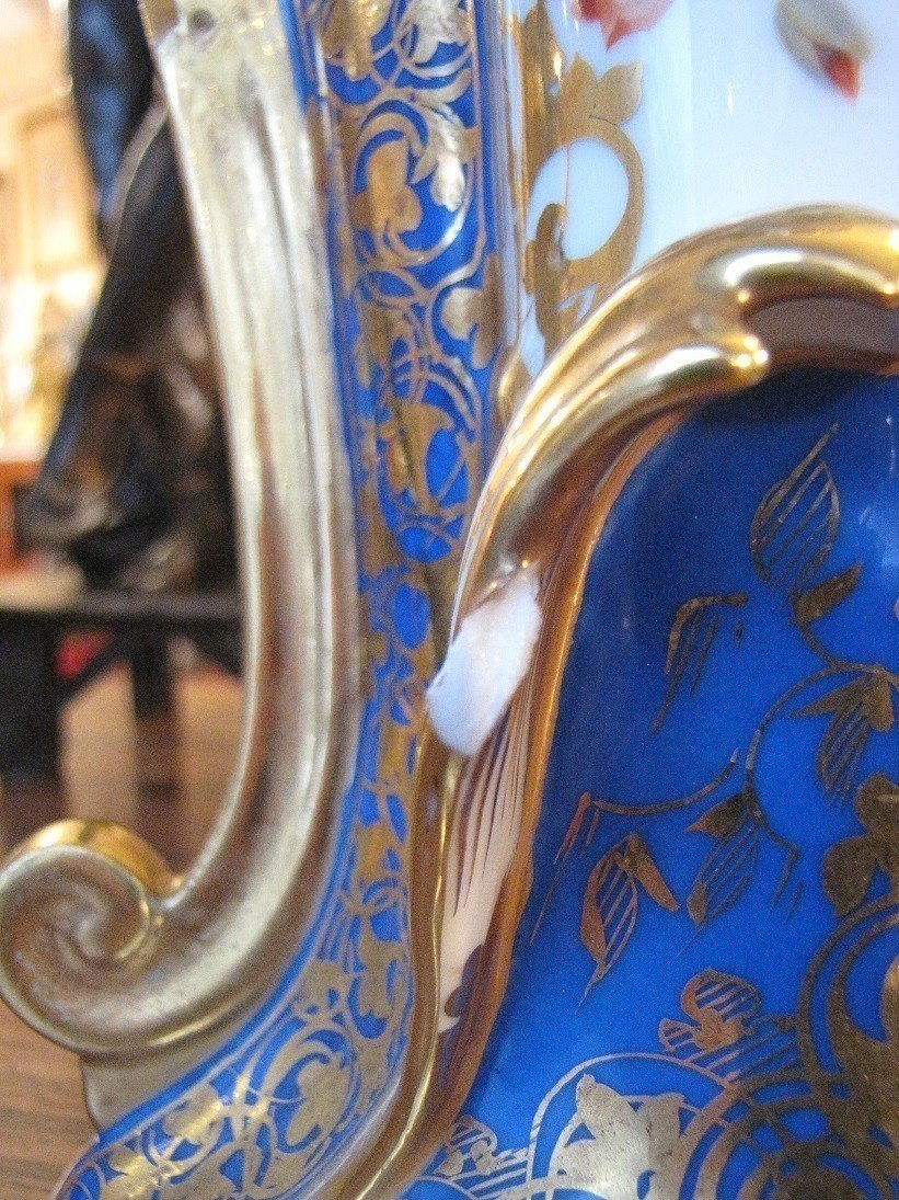 Paire de vases en Vieux Paris-photo-6