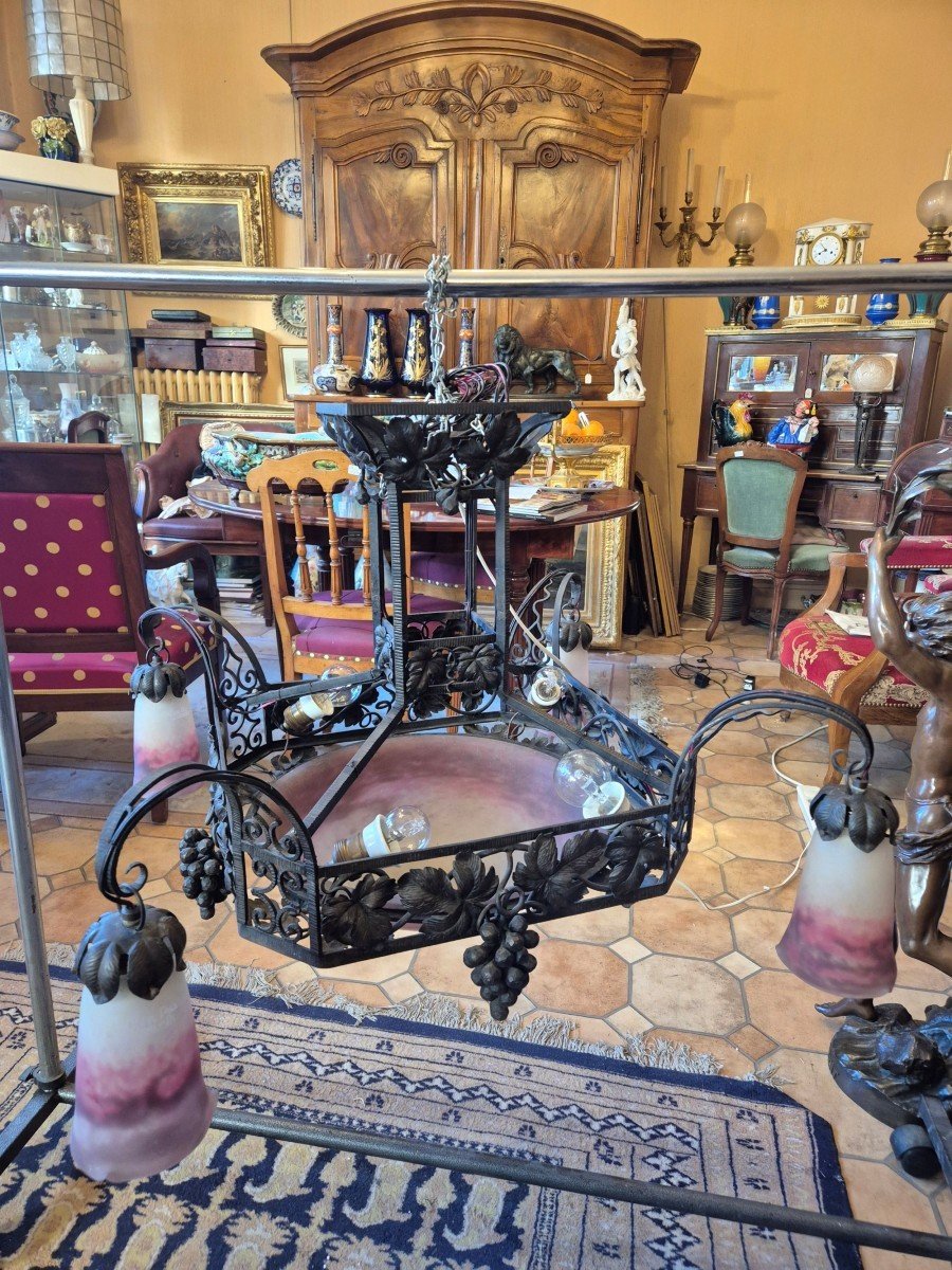 Important Muller Chandelier-photo-4