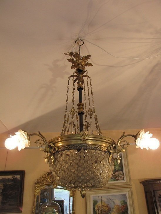 Lustre corbeille