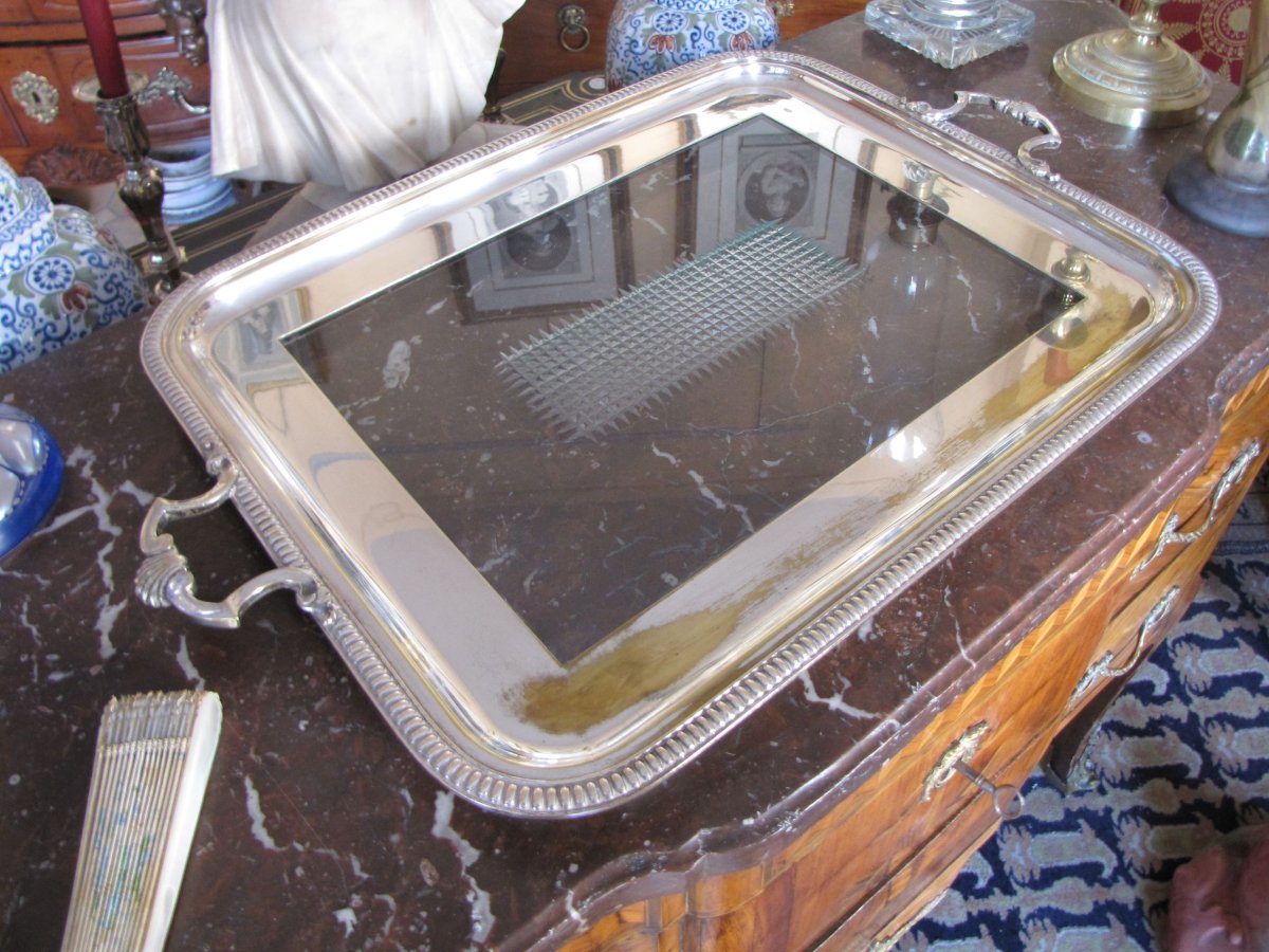 Silver-colored Metal Dish-photo-2