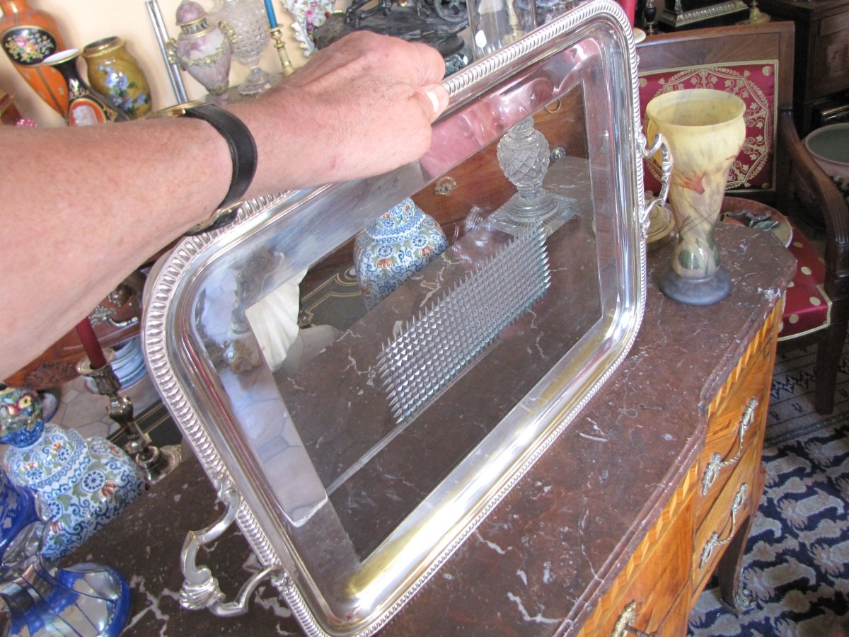 Silver-colored Metal Dish-photo-3