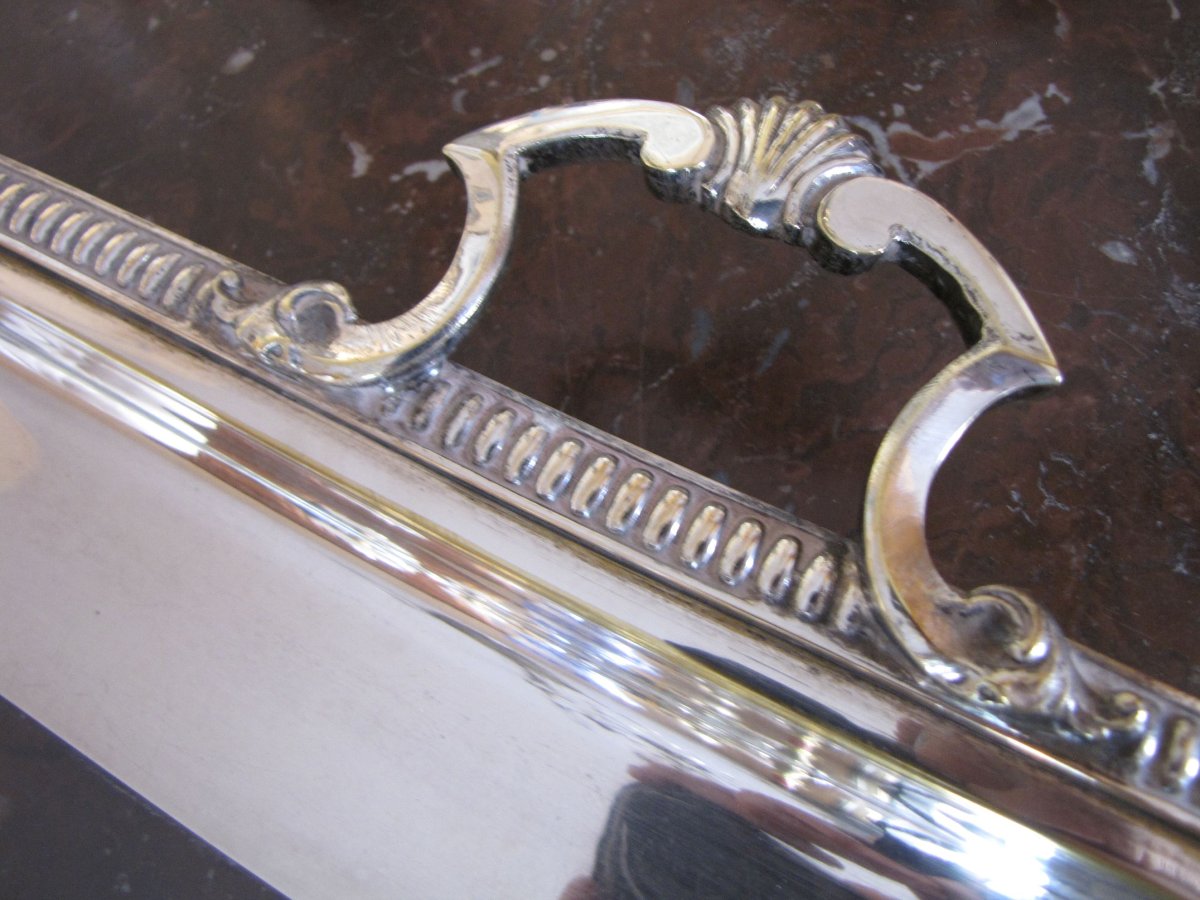 Silver-colored Metal Dish-photo-2